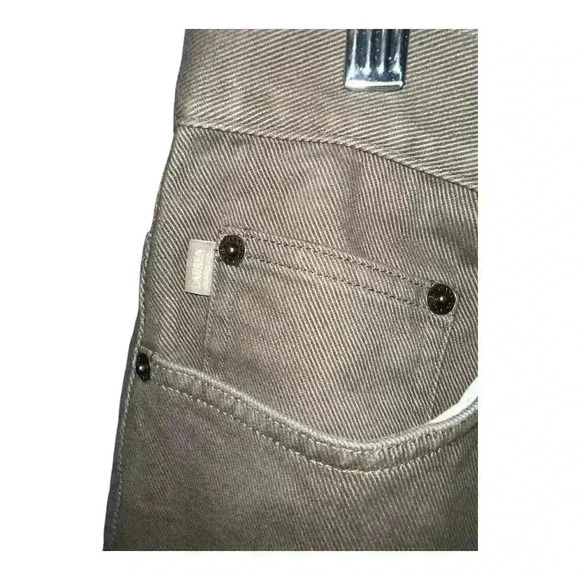 Lauren Ralph Lauren Womens Tan Straight Jeans, Size 12 - Picture 4 of 10